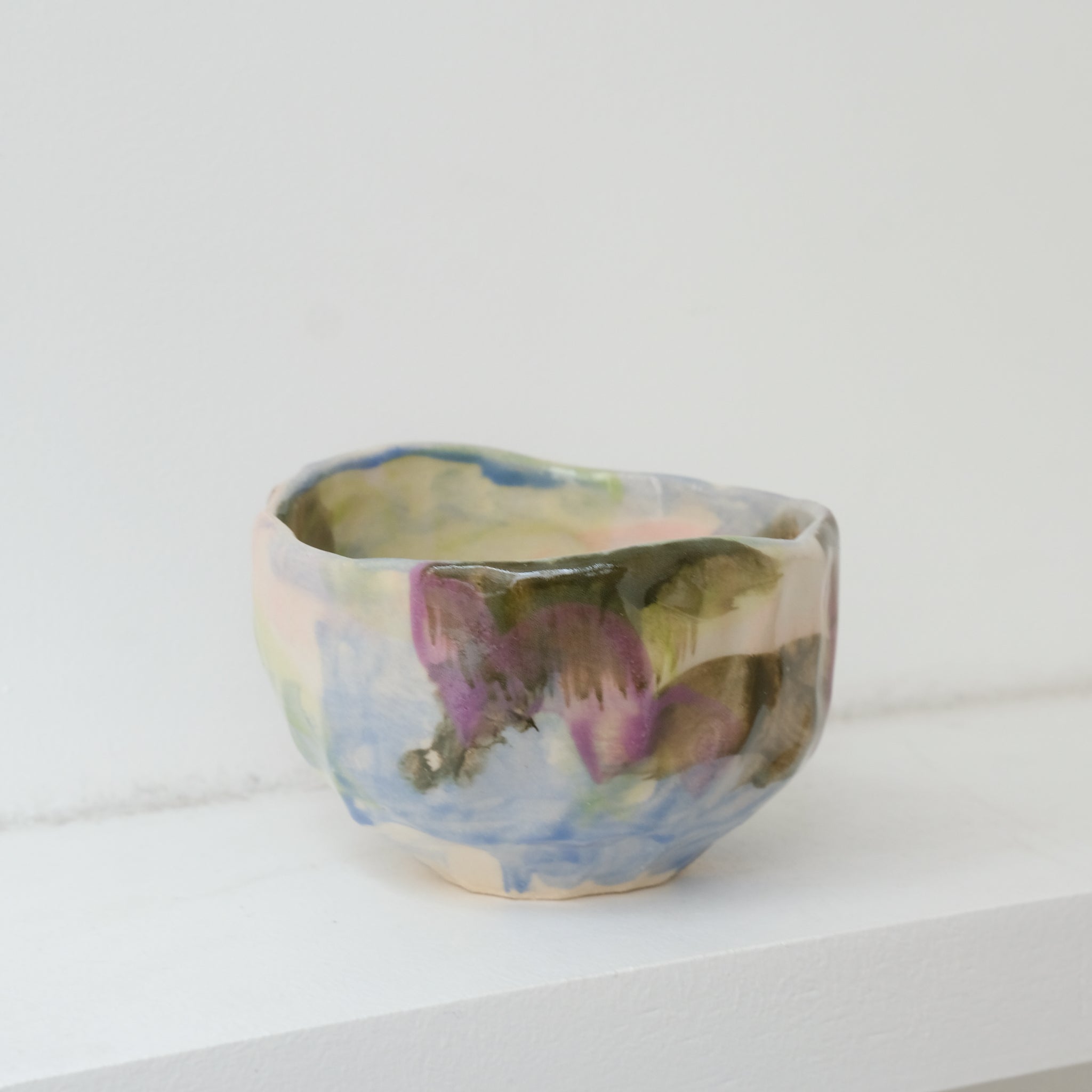 Tasse 06 en grès 180ml - multicolore de Camille Létoffé chez Brutal Ceramics