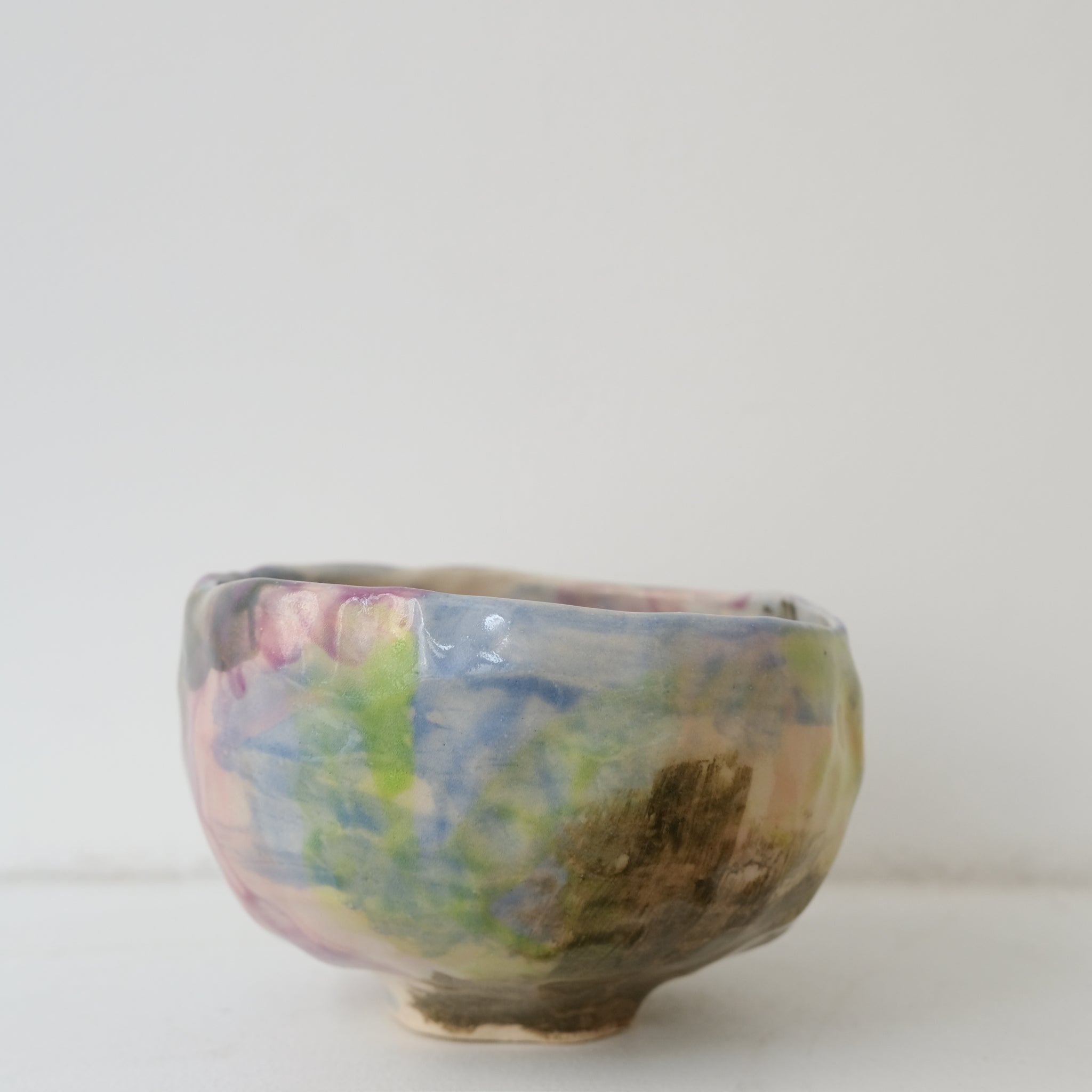 Tasse 08 en grès 180ml - multicolore de Camille Létoffé chez Brutal Ceramics