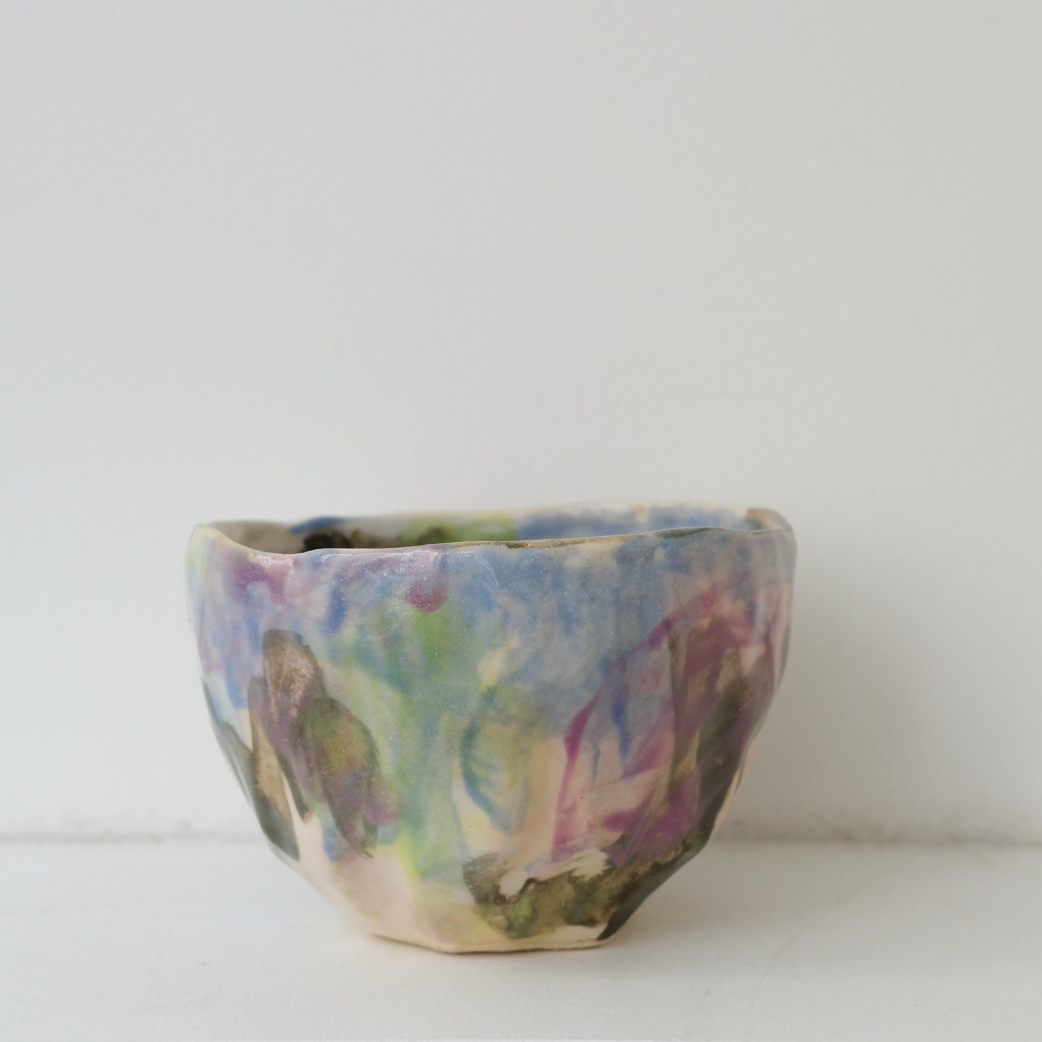 Tasse 10 en grès 180ml - multicolore de Camille Létoffé chez Brutal Ceramics
