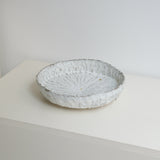 Coupe en terre glanée D 25cm - blanc mat  par Potry chez Brutal Ceramics