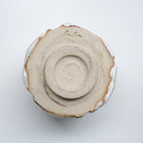 Tasse en grès 200ml - Blanc texturé de Saga Pottery chez Brutal Ceramics
