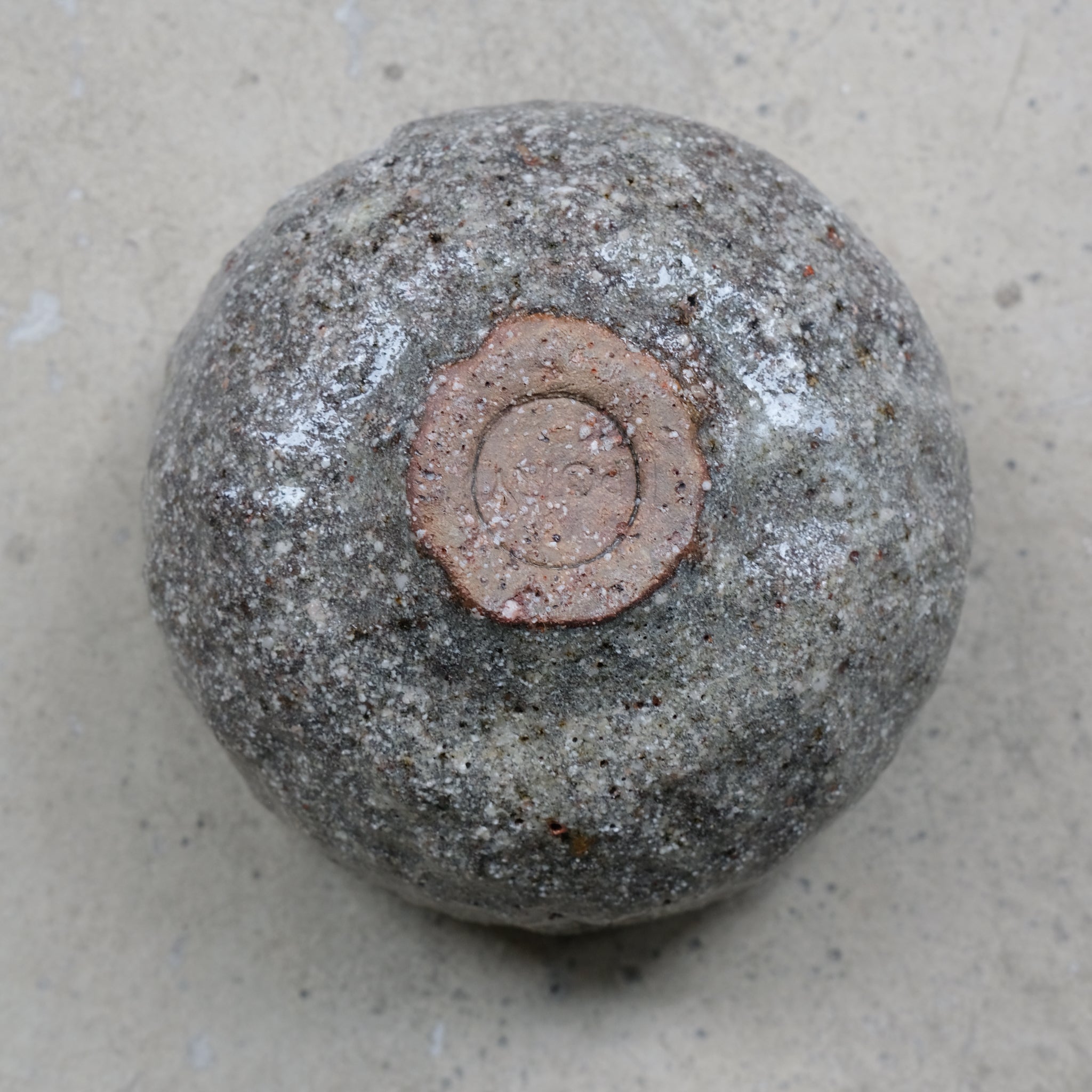 Bol en terre glanée D 13cm - Vert-Gris par Potry chez Brutal Ceramics
