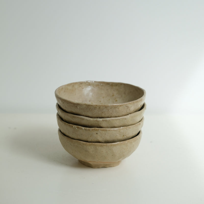 Bol en grès D 13,5cm - beige brun de Judith Lasry chez Brutal Ceramics