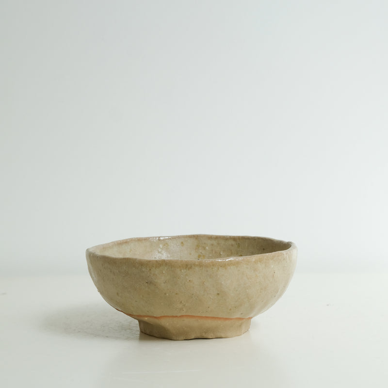 Bol en grès D 13,5cm - beige brun de Judith Lasry chez Brutal Ceramics