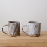 "Filda" stoneware mug 300ml - white beige