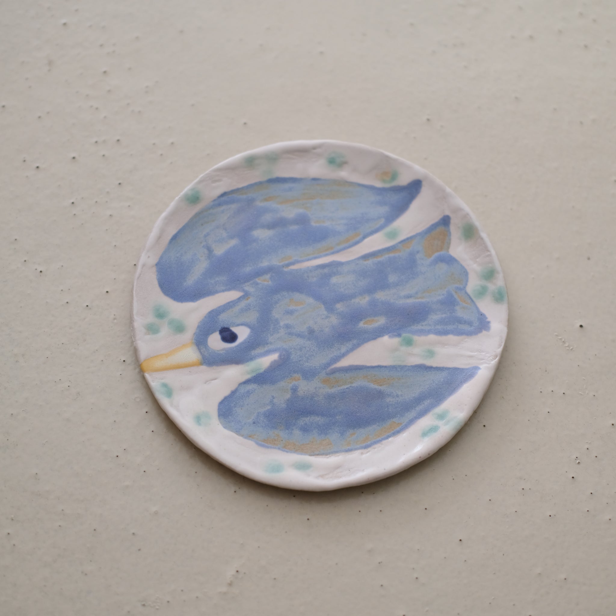 Assiette W24MY31 en grès D 16,5cm - multicolore de Marie-Yaé Suematsu chez Brutal Ceramics