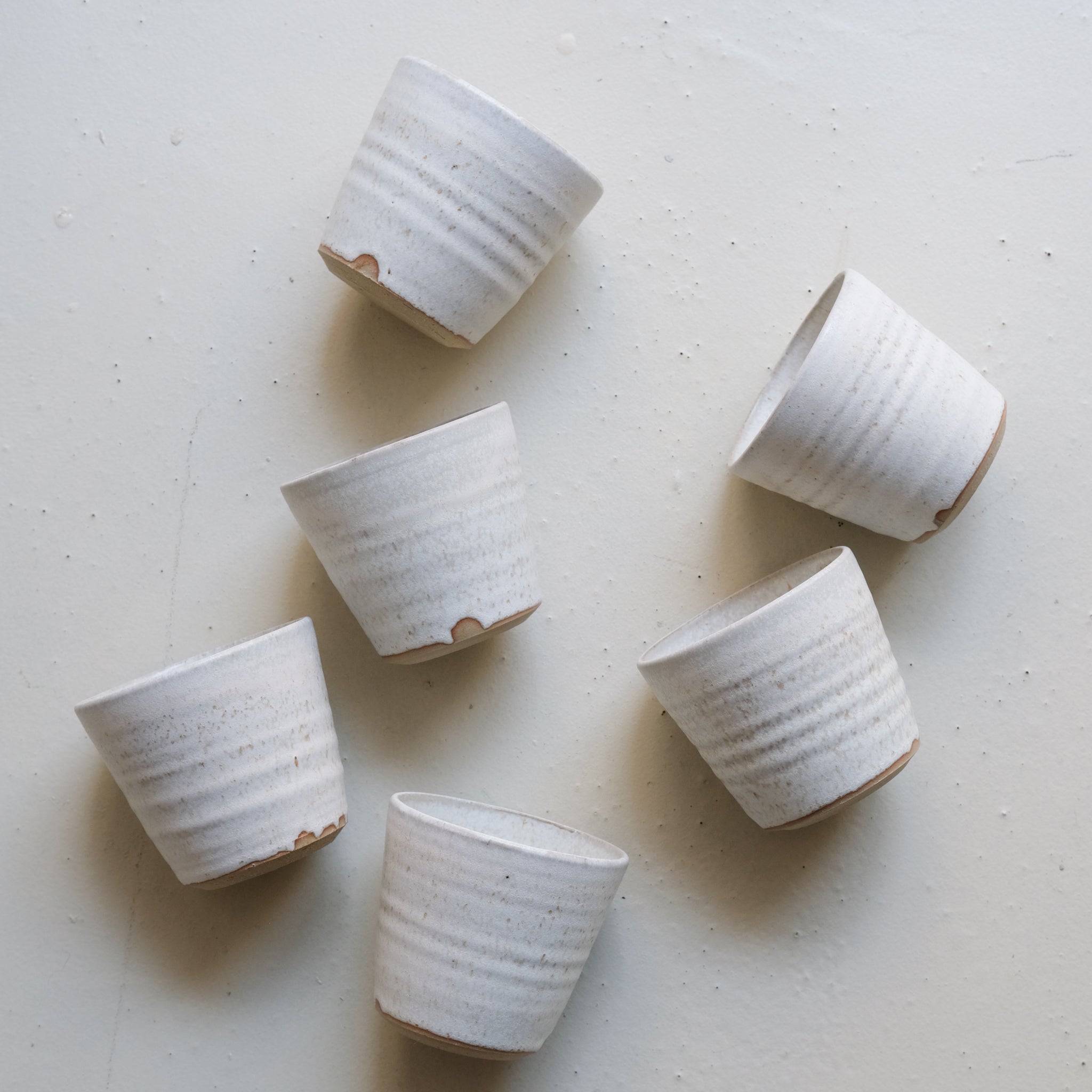 Tasse en grès 280ml - Blanc mat d'Hortense Montarnal chez Brutal Ceramics