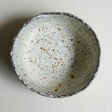 Saladier en terre recoltée D 21cm - blanc mat de Potry chez Brutal Ceramics