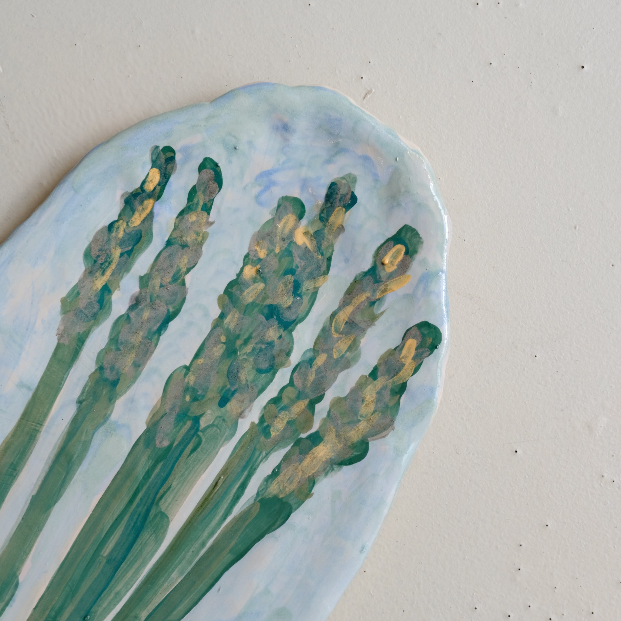 Plat SU25-10 en faïence L 34cm - multicolore Samantha Kerdine pour Brutal  Ceramics