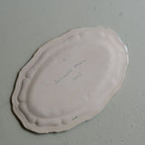 Plat SU25-14 en faïence L 34cm - multicolore Samantha Kerdine pour Brutal Ceramics