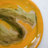 Assiette 38HB07 en faïence rouge D 19,5cm - Multicolore d'Héloise Bariol chez Brutal Ceramics