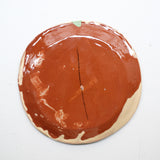 Assiette 38HB17 en faïence rouge D 19,5cm - Multicolore d'Héloise Bariol chez Brutal Ceramics
