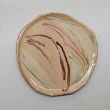 Assiette 38HB37 en faïence rouge D 25cm - Multicolore d'Héloise Bariol chez Brutal Ceramics