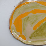 Assiette 38HB38 en faïence rouge D 25cm - Multicolore d'Héloise Bariol chez Brutal Ceramics