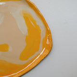 Assiette 38HB41 en faïence rouge D 25cm - Multicolore d'Héloise Bariol chez Brutal Ceramics