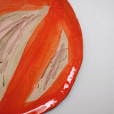Assiette 38HB48 en faïence rouge D 25cm - Multicolore d'Héloise Bariol chez Brutal Ceramics
