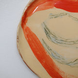 Assiette 38HB50 en faïence rouge D 25cm - Multicolore d'Héloise Bariol chez Brutal Ceramics