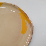 Assiette 38HB55 en faïence rouge D 25cm - Multicolore d'Héloise Bariol chez Brutal Ceramics