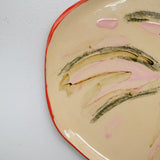 Assiette 38HB57 en faïence rouge D 25cm - Multicolore d'Héloise Bariol chez Brutal Ceramics