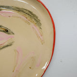 Assiette 38HB57 en faïence rouge D 25cm - Multicolore d'Héloise Bariol chez Brutal Ceramics