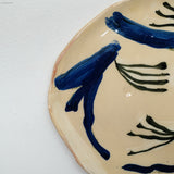 Assiette 38HB66 en faïence rouge D 25cm - Multicolore d'Héloise Bariol chez Brutal Ceramics