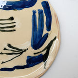 Assiette 38HB66 en faïence rouge D 25cm - Multicolore d'Héloise Bariol chez Brutal Ceramics