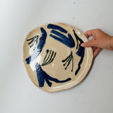 Assiette 38HB66 en faïence rouge D 25cm - Multicolore d'Héloise Bariol chez Brutal Ceramics