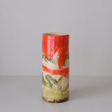 Vase 01 en faïence rouge H 23cm - Multicolore d'Héloise Bariol chez Brutal Ceramics