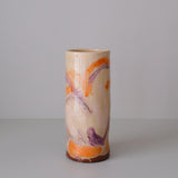 Vase 02 en faïence rouge H 23cm - Multicolore d'Héloise Bariol chez Brutal Ceramics