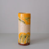 Vase 03 en faïence rouge H 23cm - Multicolore d'Héloise Bariol chez Brutal Ceramics