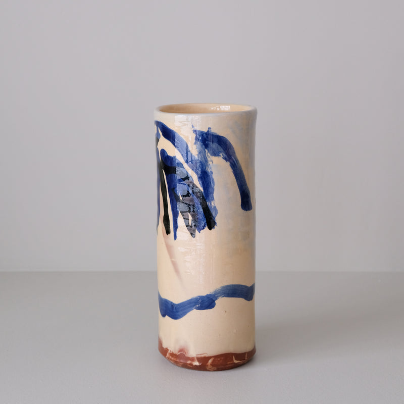 Vase 04 en faïence rouge H 23cm - Multicolore d'Héloise Bariol chez Brutal Ceramics