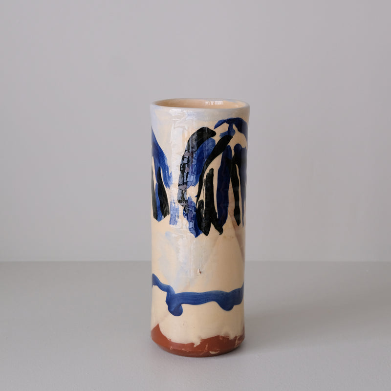 Vase 04 en faïence rouge H 23cm - Multicolore d'Héloise Bariol chez Brutal Ceramics