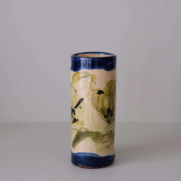 Vase 05 en faïence rouge H 23cm - Multicolore d'Héloise Bariol chez Brutal Ceramics