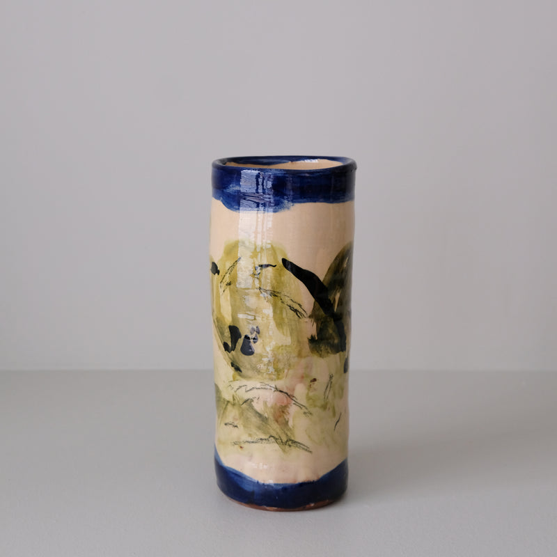 Vase 05 en faïence rouge H 23cm - Multicolore d'Héloise Bariol chez Brutal Ceramics