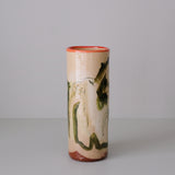 Vase 08 en faïence rouge H 23cm - Multicolore d'Héloise Bariol chez Brutal Ceramics