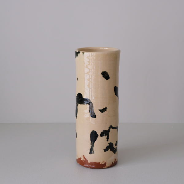 Vase 09 en faïence rouge H 23cm - Multicolore d'Héloise Bariol chez Brutal Ceramics