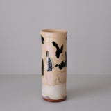 Vase 11 en faïence rouge H 23cm - Multicolore d'Héloise Bariol chez Brutal Ceramics