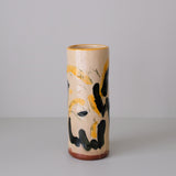 Vase 12 en faïence rouge H 23cm - Multicolore d'Héloise Bariol chez Brutal Ceramics