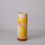 Vase 14 en faïence rouge H 23cm - Multicolore d'Héloise Bariol chez Brutal Ceramics