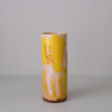 Vase 14 en faïence rouge H 23cm - Multicolore d'Héloise Bariol chez Brutal Ceramics