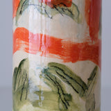 Vase 01 en faïence rouge H 23cm - Multicolore d'Héloise Bariol chez Brutal Ceramics