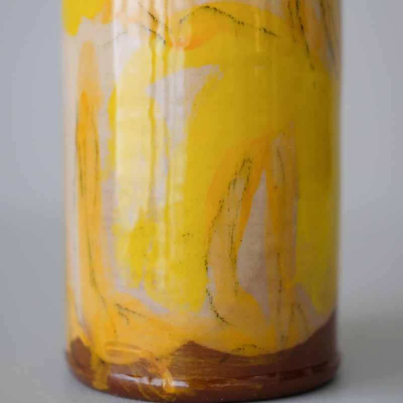 Vase 14 en faïence rouge H 23cm - Multicolore d'Héloise Bariol chez Brutal Ceramics