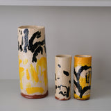 Vase 09 en faïence rouge H 23cm - Multicolore d'Héloise Bariol chez Brutal Ceramics