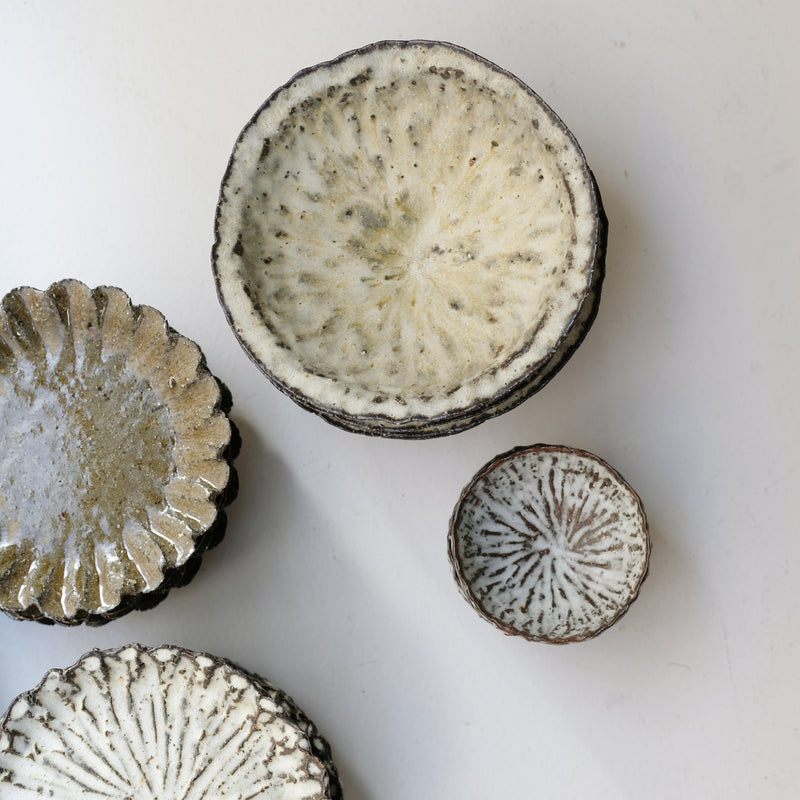 Mini tasse en terre recoltée 70ml - blanc mat de Potry chez Brutal Ceramics