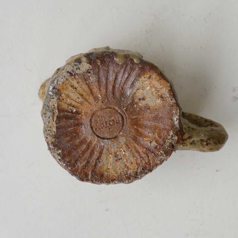 Pichet 01 en terre recoltée 440ml cuisson feu - brun chez Brutal Ceramics