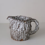 Pichet 03 en terre recoltée 735ml - blanc mat de Potry chez Brutal Ceramics