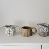 Pichet 01 en terre recoltée 440ml cuisson feu - brun chez Brutal Ceramics