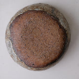 Saladier en terre recoltée D 22cm cuisson feu - brun de Potry chez Brutal Ceramics