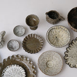 Pichet 04 en terre recoltée 410ml cuisson feu -vert moucheté de  Potry chez Brutal Ceramics