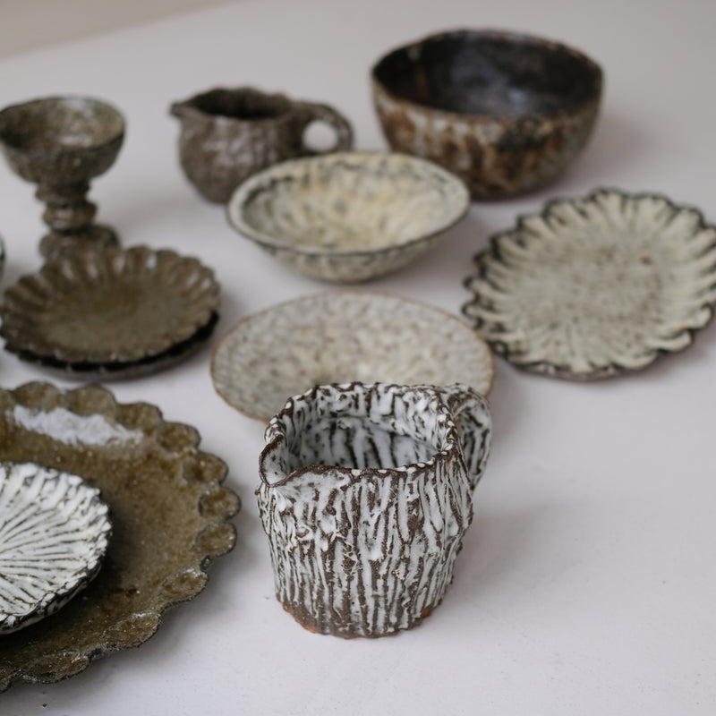 Pichet 03 en terre recoltée 735ml - blanc mat de Potry chez Brutal Ceramics